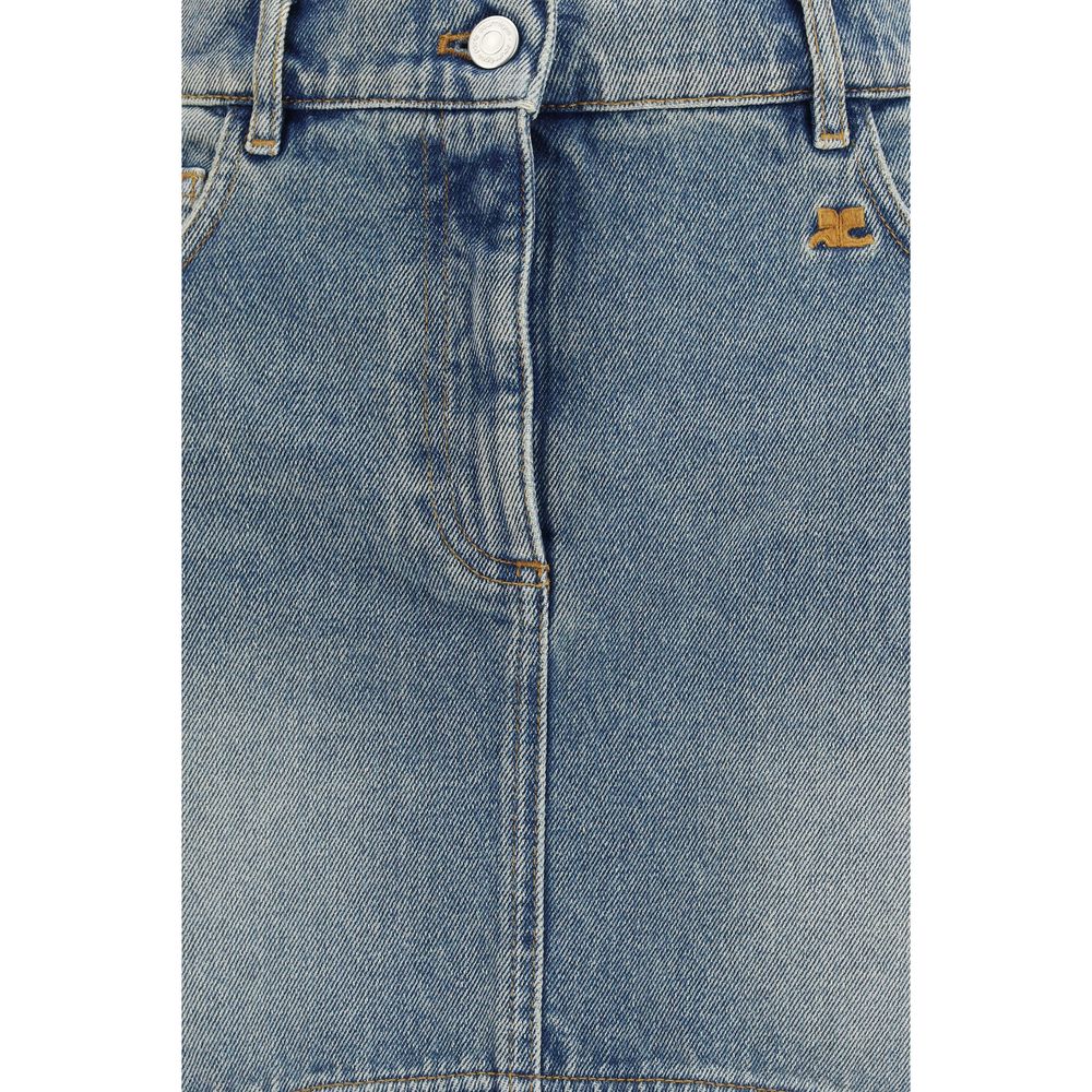 Blue Denim Skirt