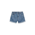 Light Blue Cotton Shorts