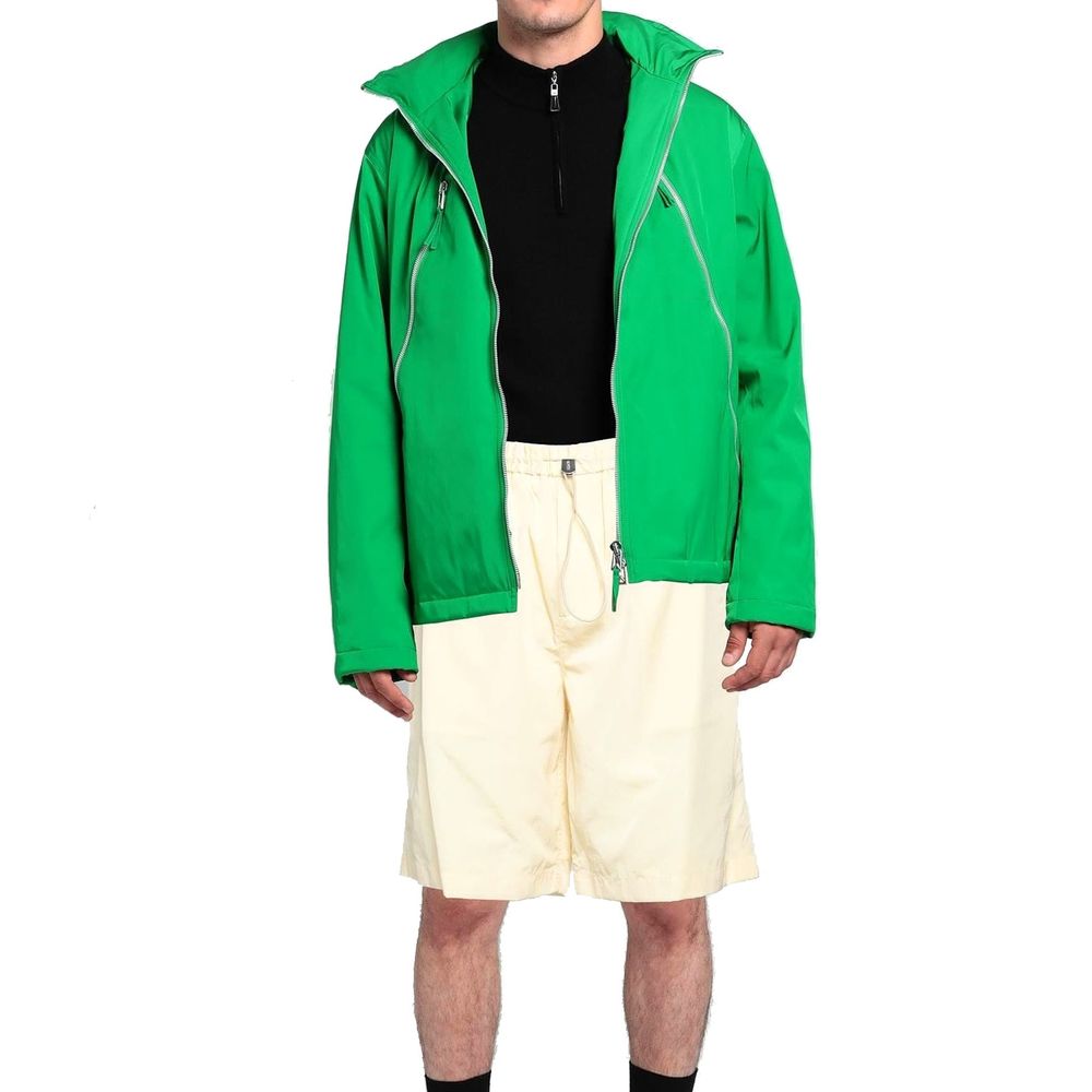 Bicolor Polyamide Shorts