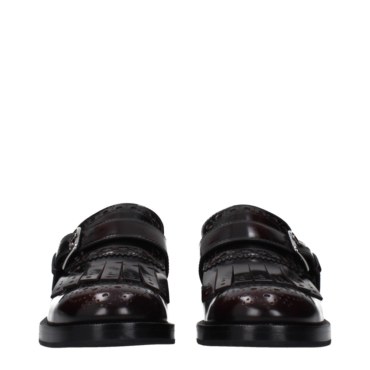 Church's Red Leather Slip-On Loafers