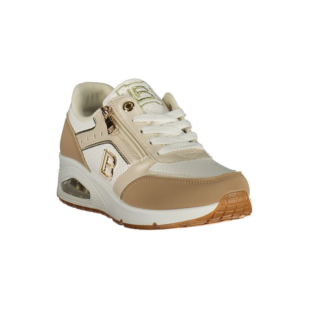 Bianco Polyurethane Women Sneaker