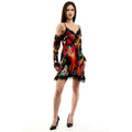 Moschino Multicolor Viscose Cocktail Dress