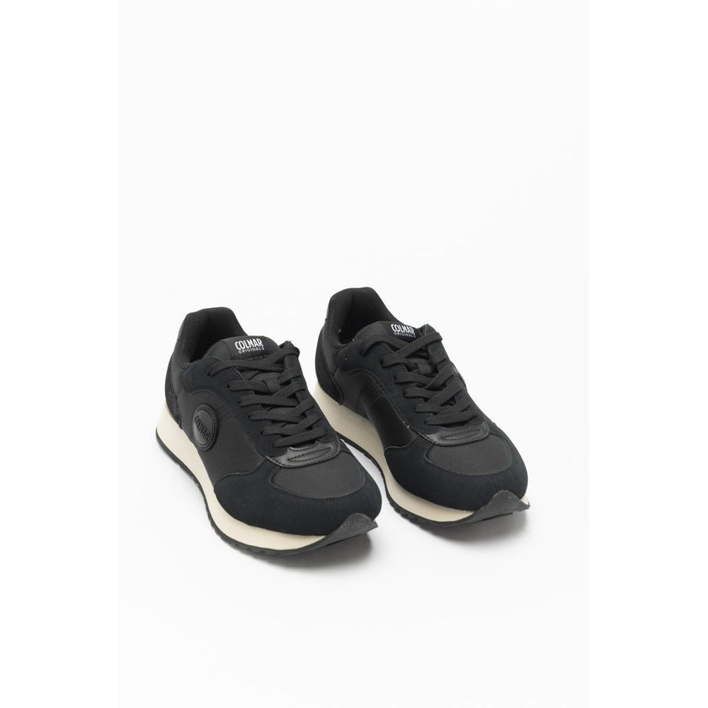 Red Nylon Low Top Sneakers