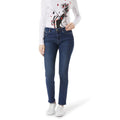 Gas Blue Cotton Slim Fit Jeans