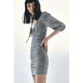 Bicolor Cotton Casual Dress
