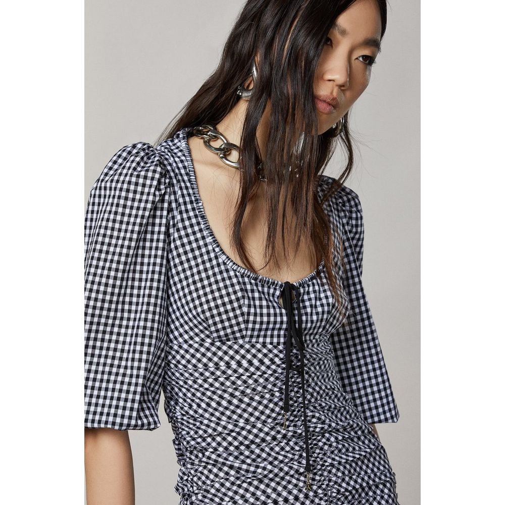 Bicolor Cotton Casual Dress