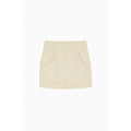 Patrizia Pepe Beige Cotton Mini Skirt