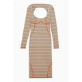 Patrizia Pepe Bicolor Nylon Casual Dress