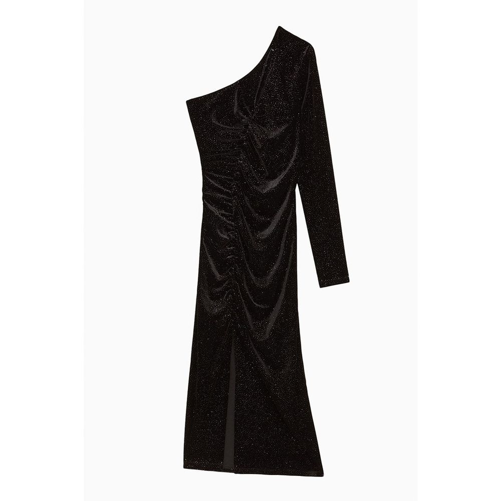 Bicolor Polyester Cocktail Dress