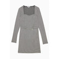 Bicolor Polyester Casual Dress