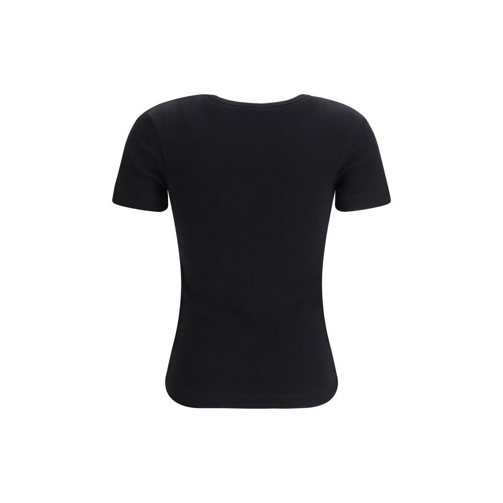 Black Cotton T-Shirt