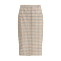 Multicolor Cotton Midi Skirt