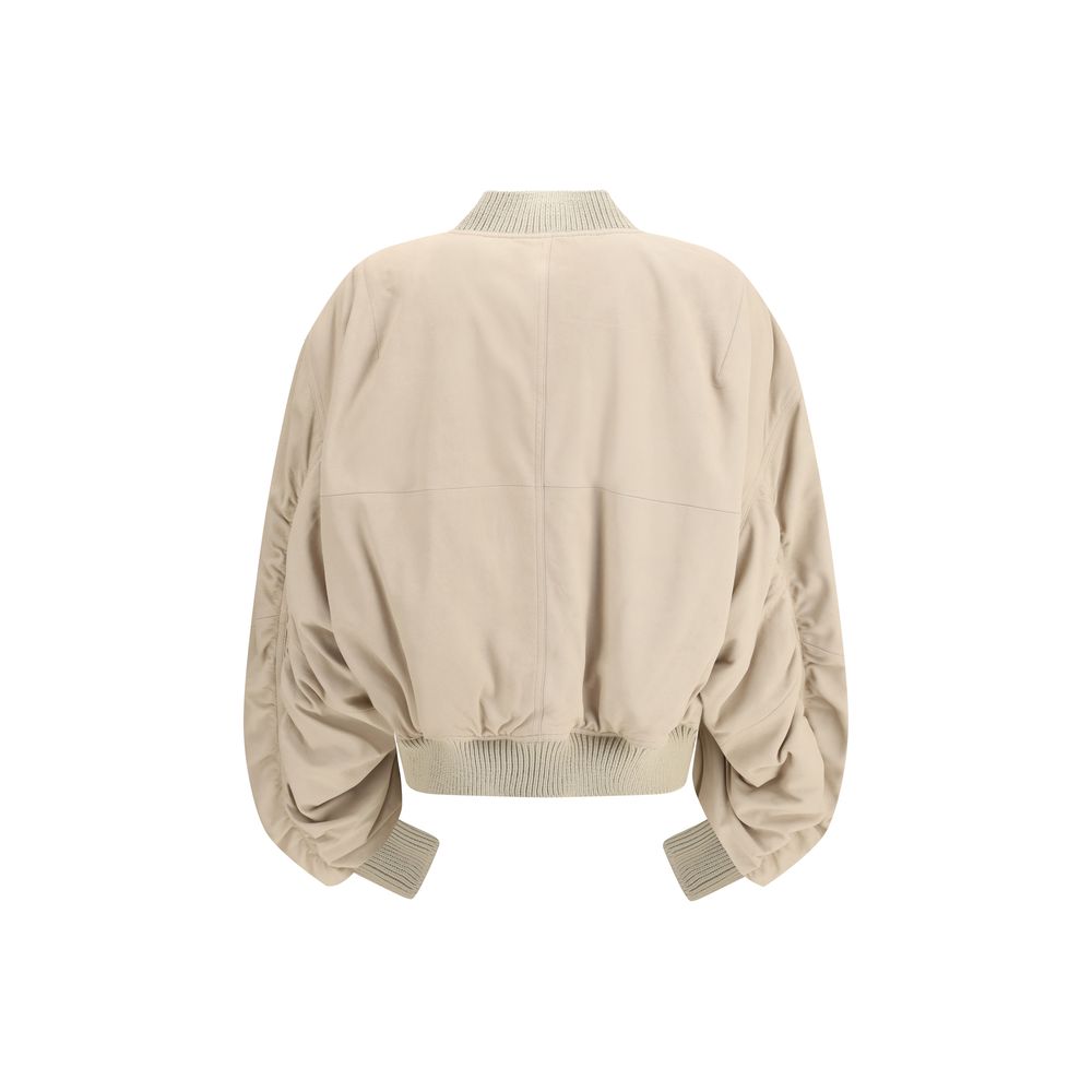 Beige Lamb Ovis Aries Aries Bomber