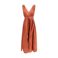 Brunello Cucinelli Red Cotton Casual Dress