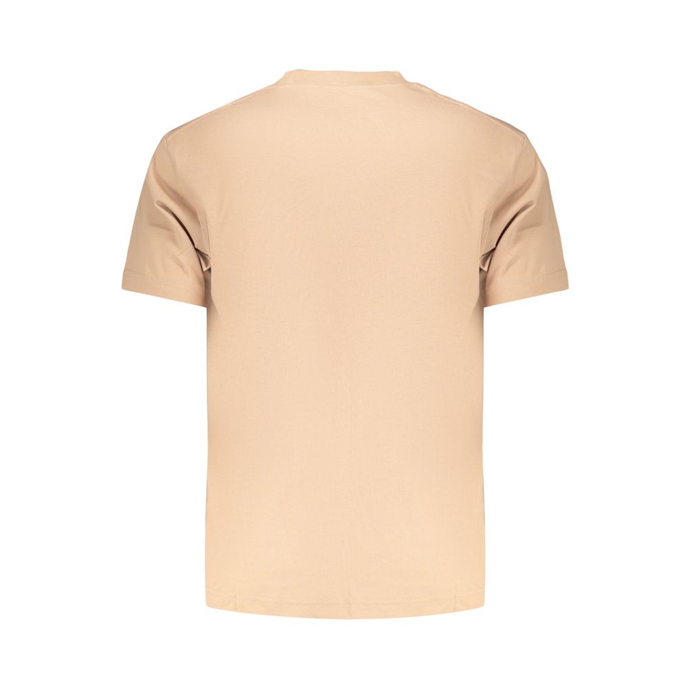 Marrone Cotton Men T-Shirt
