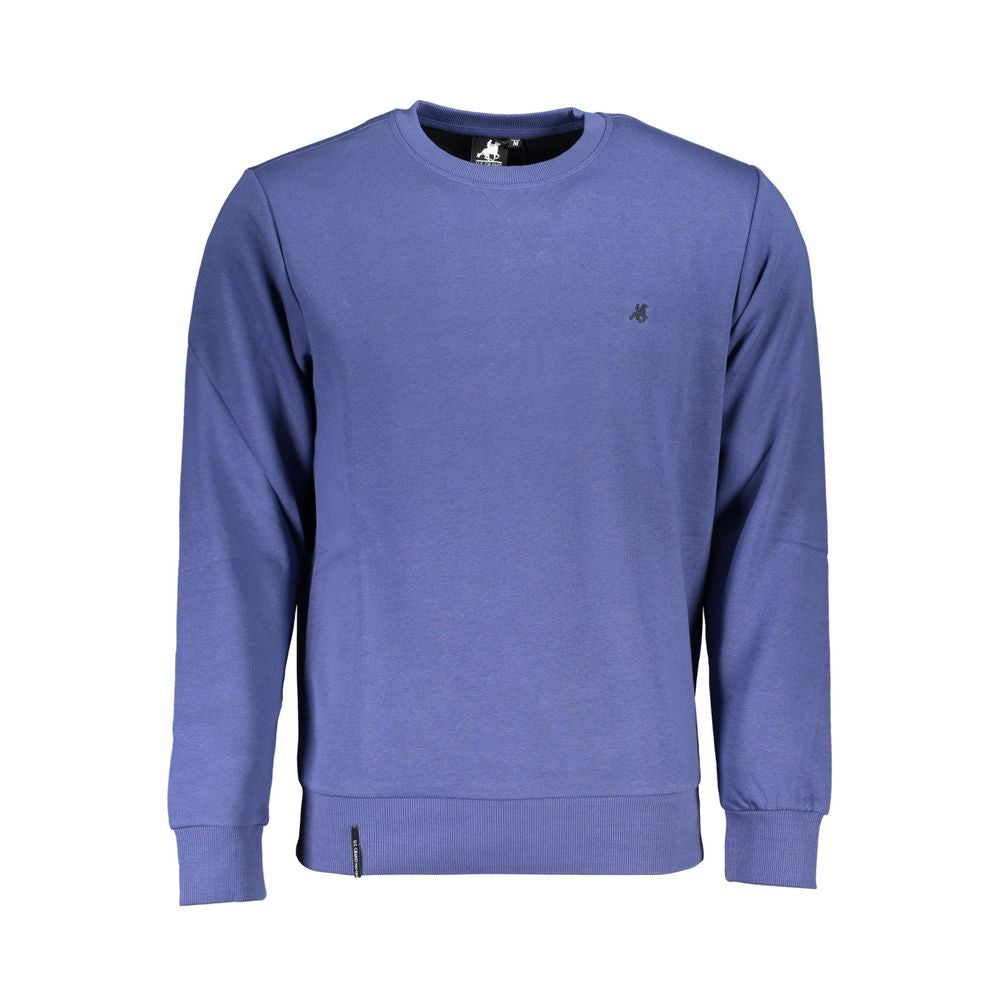 Blue Cotton Men's Sweatshirt