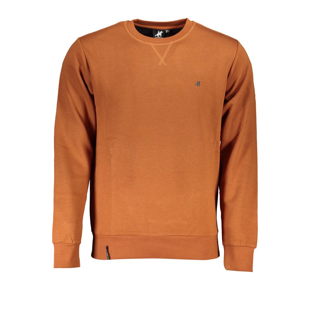 Marrone Cotton Men Sweatshirt
