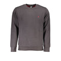 Gray Cotton Men Sweatshirt