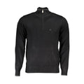 Black Viscose Men's Sweater