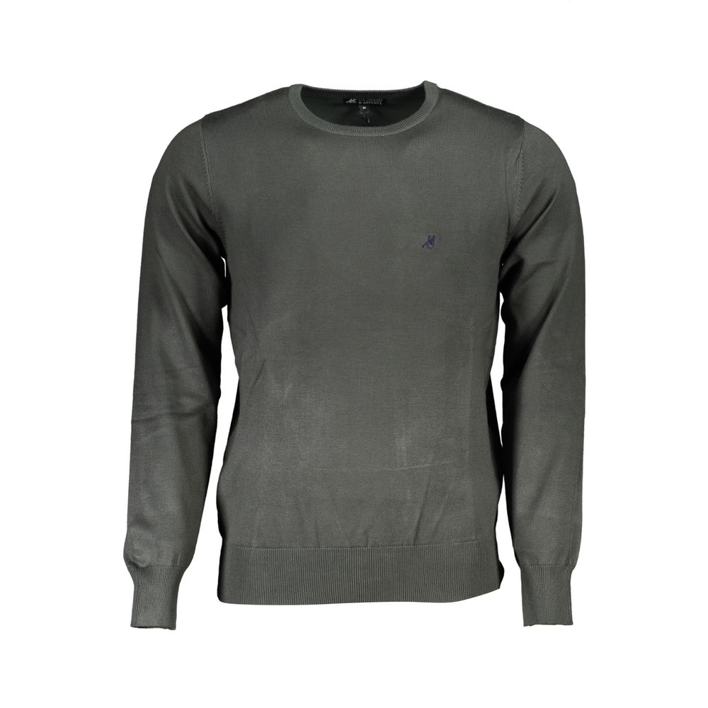 Green Viscose Men's Sweater