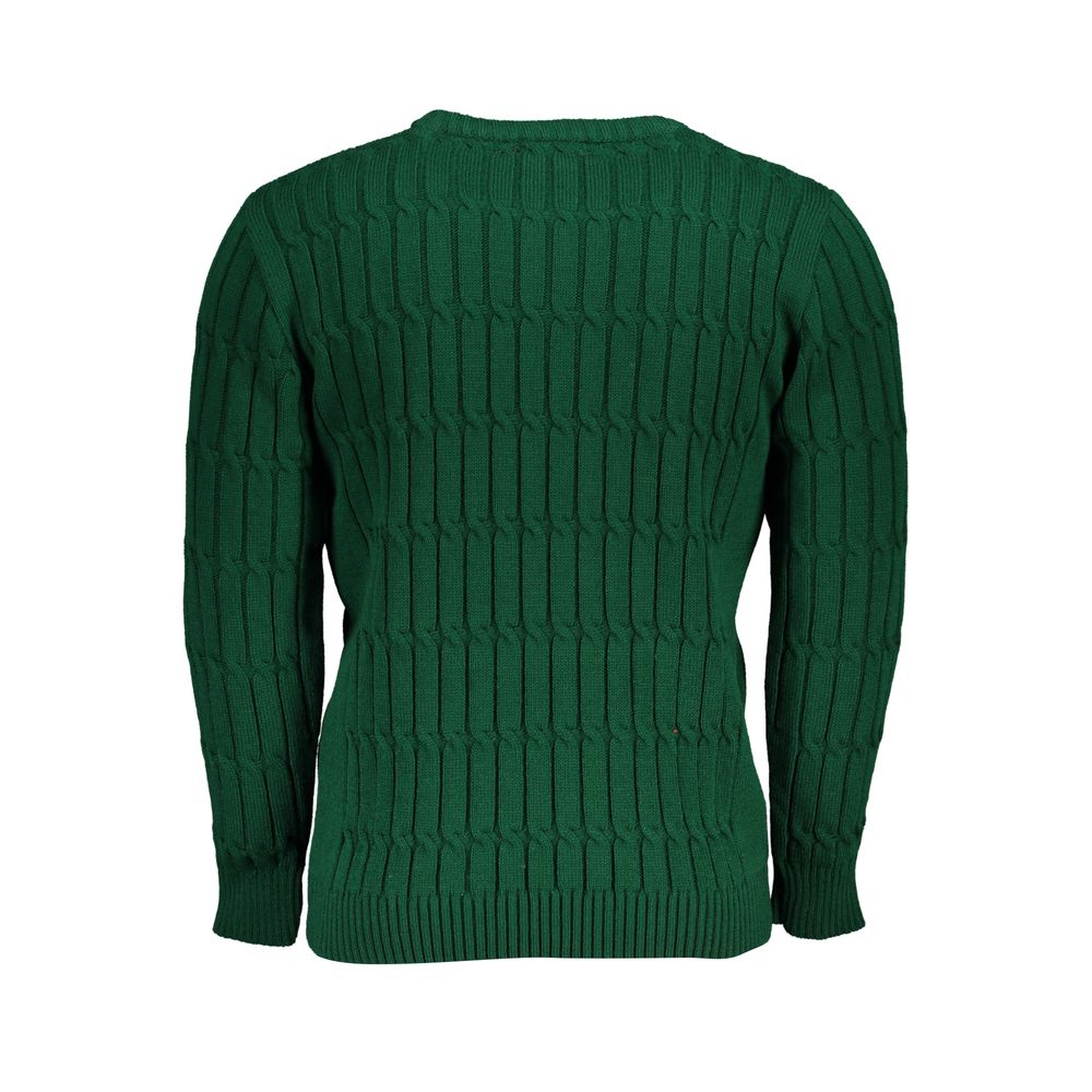 Verde Acrylic Men Sweater
