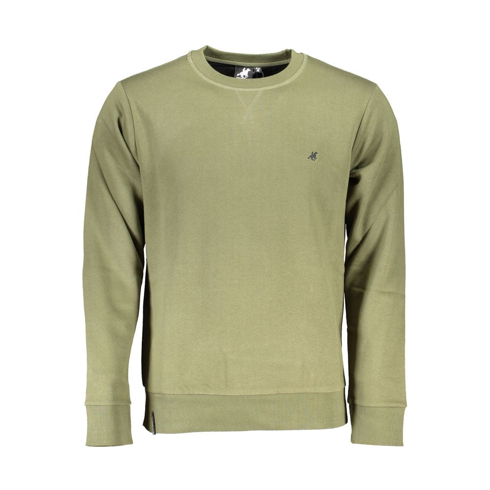 Blue Cotton Men Sweatshirt