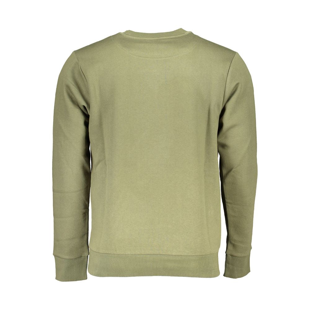 Blue Cotton Men Sweatshirt