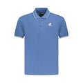 Blue Cotton Men's Polo Shirt