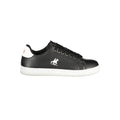 Black Polyurethane Men Sneaker