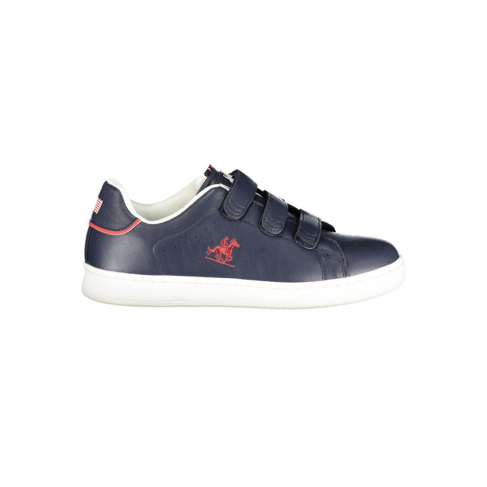 Blue Polyurethane Men's Sneaker