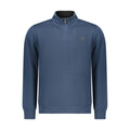 Blue Polyester Men's Sweatshirt