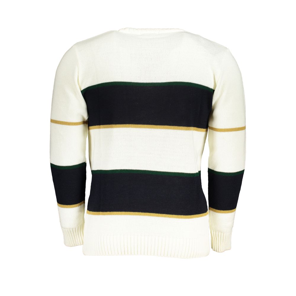 White Acrylic Men Sweater