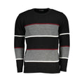U.S. Grand Polo Black Acrylic Mens Sweater