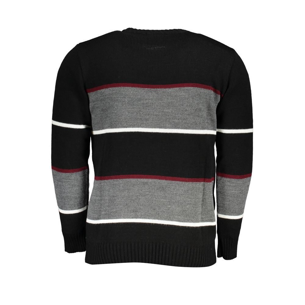 Black Acrylic Mens Sweater