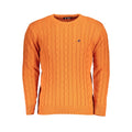 U.S. Grand Polo Arancione Acrylic Men Sweater