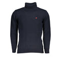 Blue Acrylic Men Sweater