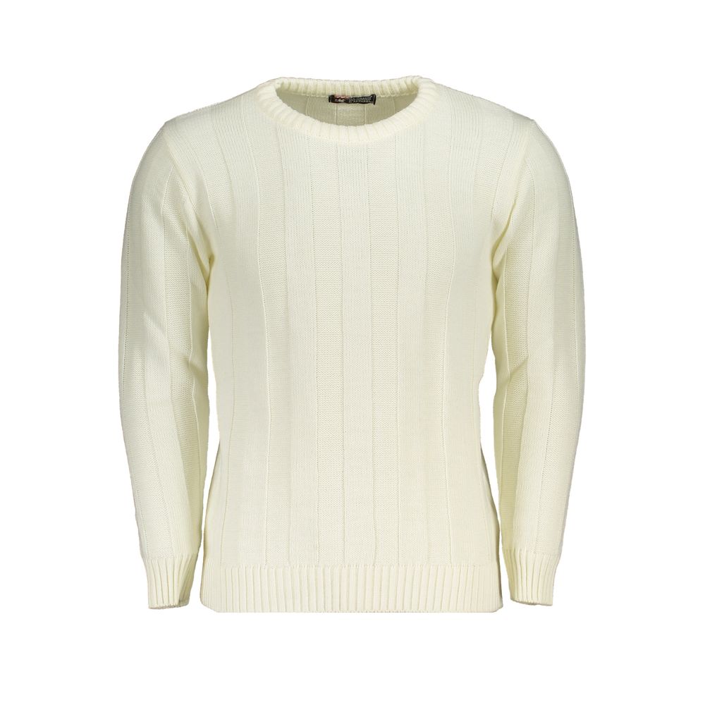 White Acrylic Men's Sweater