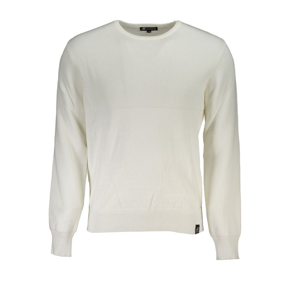 White Viscosa Men Sweater