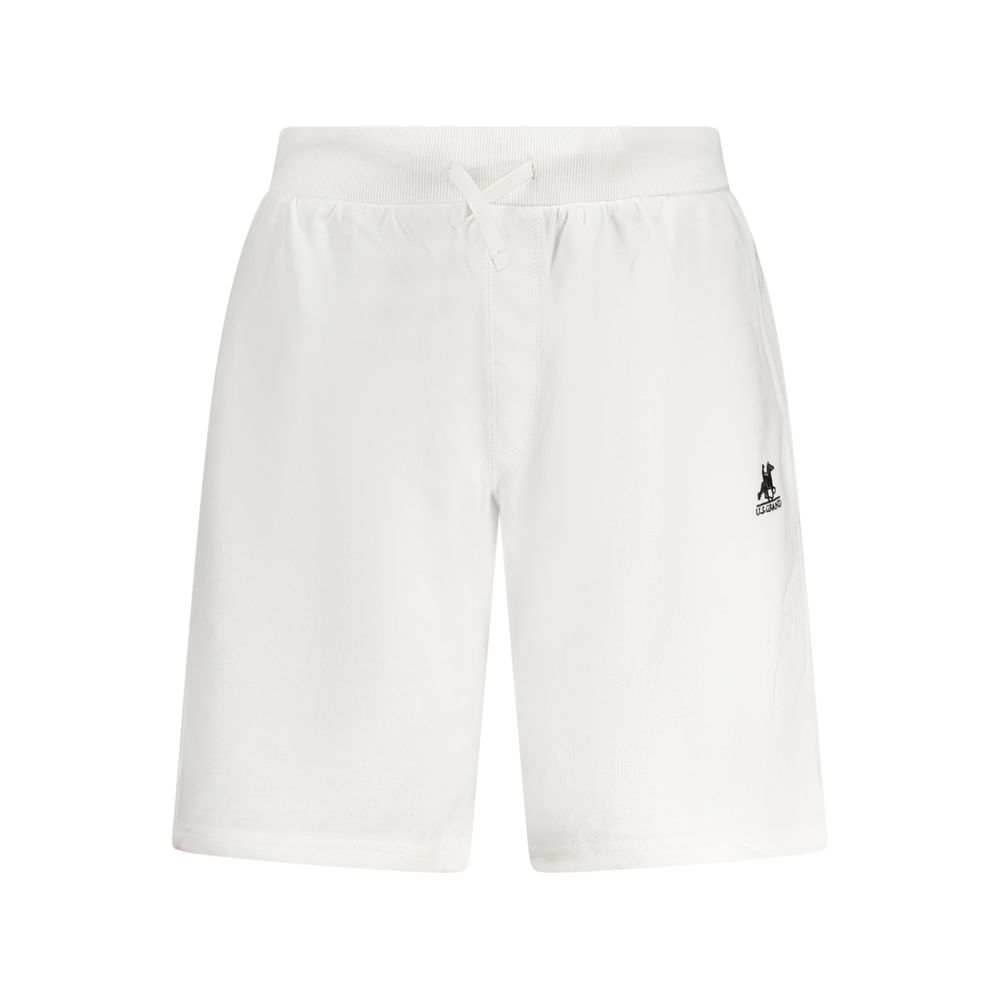 White Cotton Men's Sweatpant