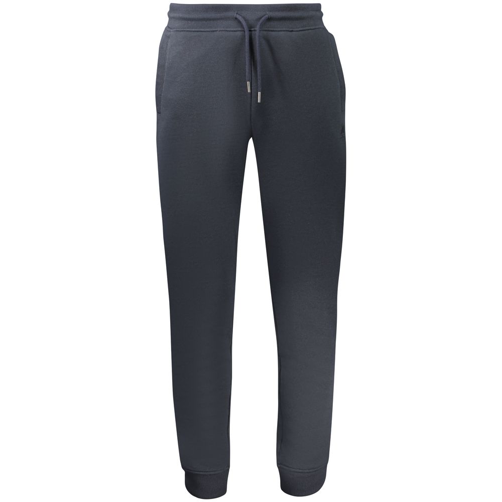 Blue Polyester Men's Sweatpant