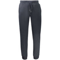 Blue Polyester Men's Sweatpant