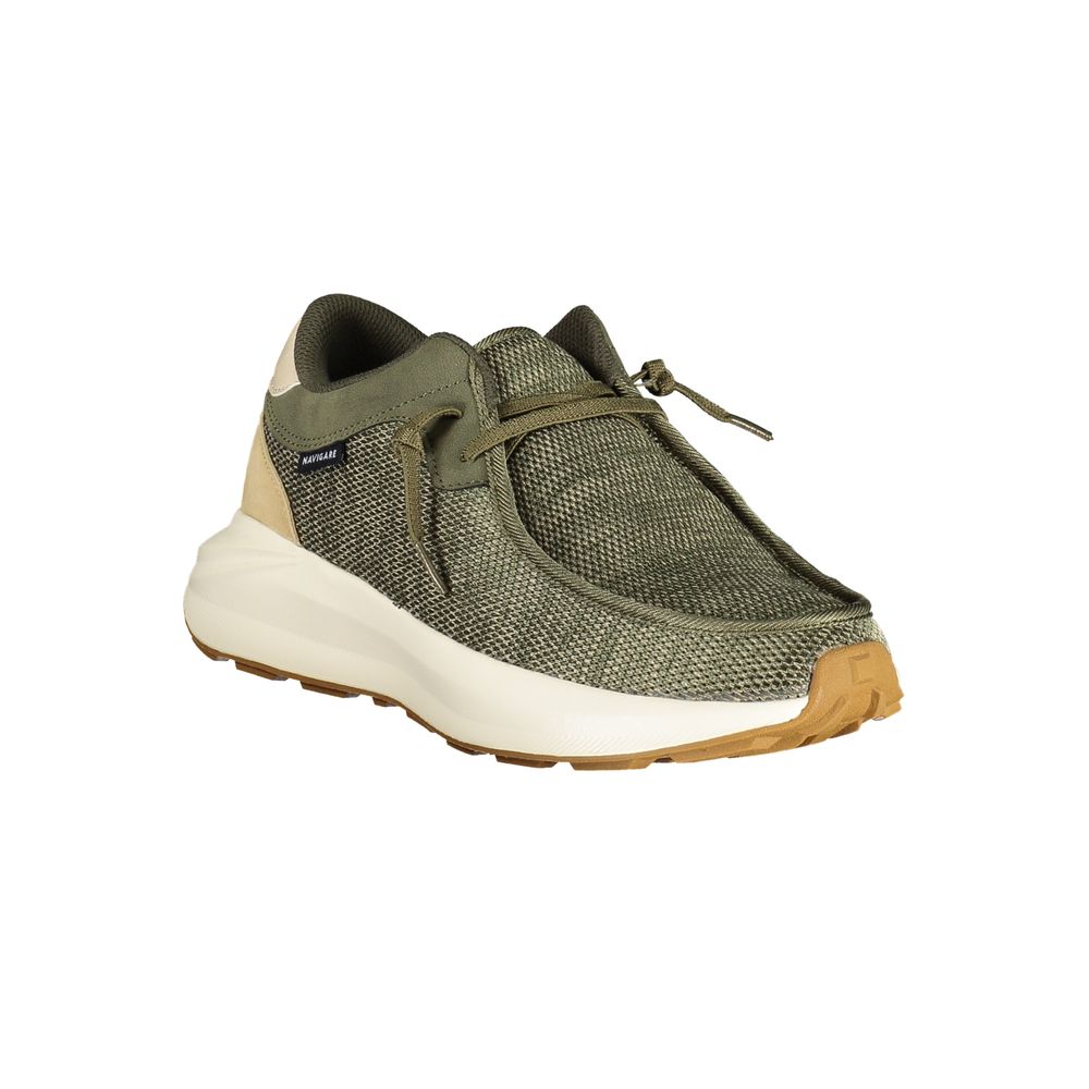 Verde Poliestere Uomo Sneaker