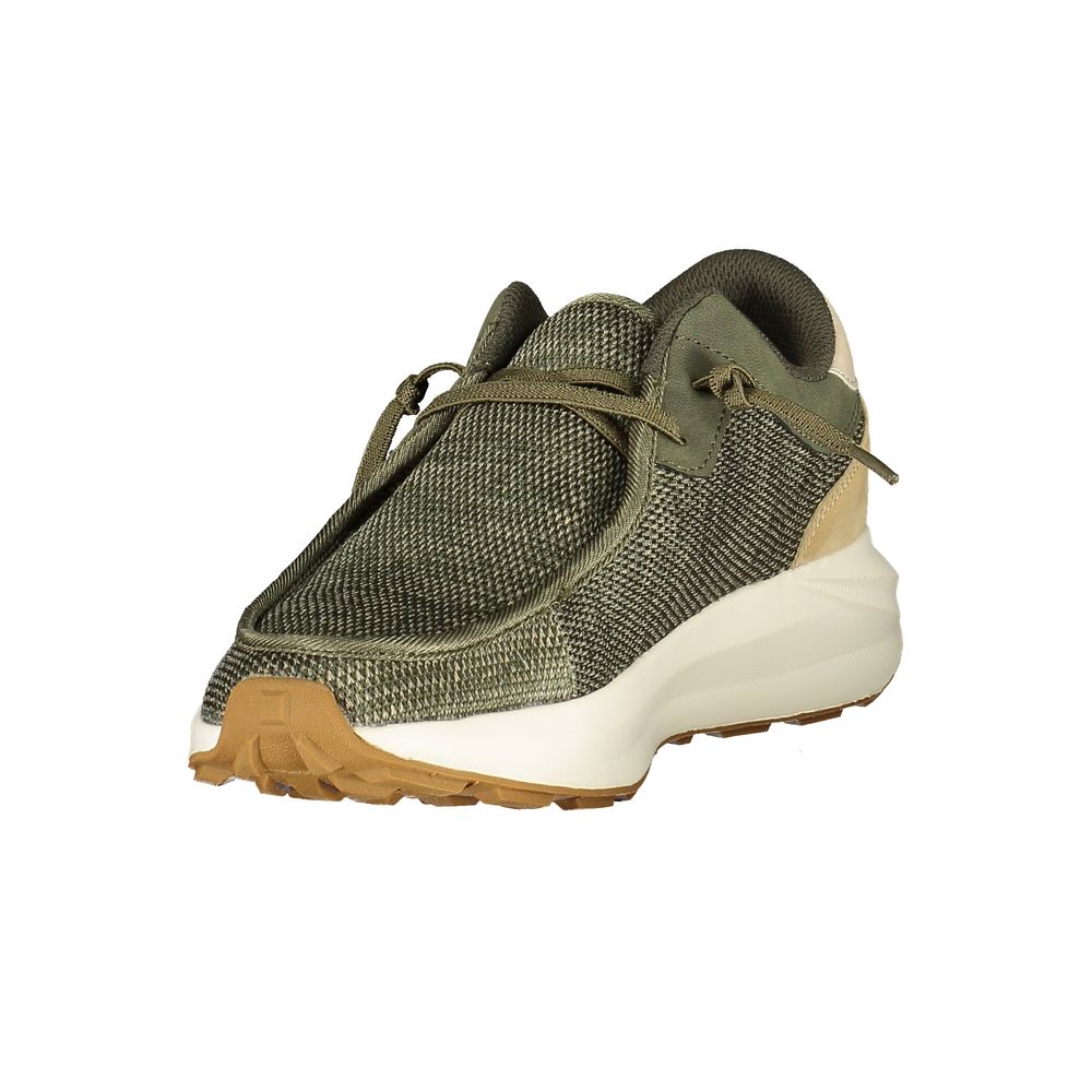 Verde Poliestere Uomo Sneaker