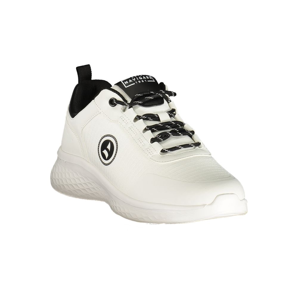Bianco Polyurethane Men Sneaker