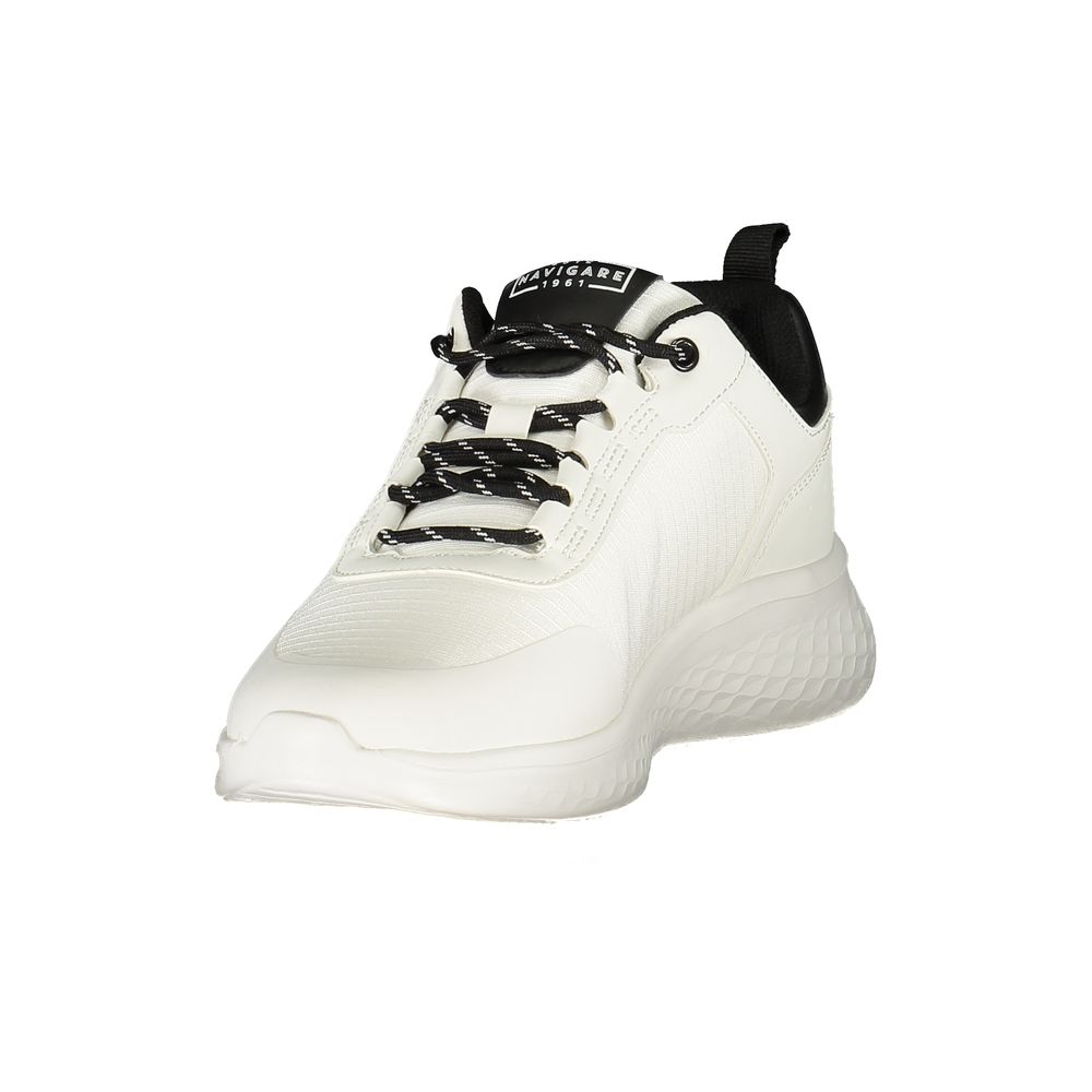 Bianco Polyurethane Men Sneaker