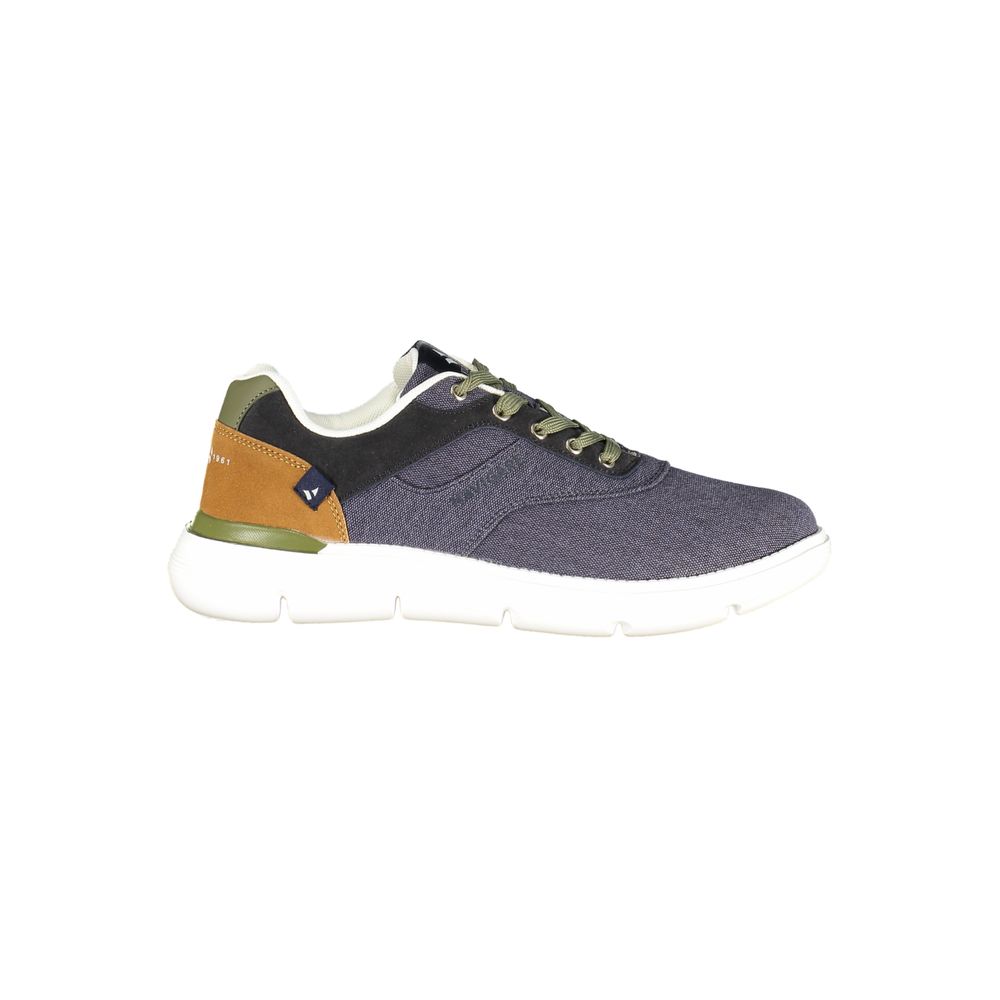 Blue Polyester Men Sneaker