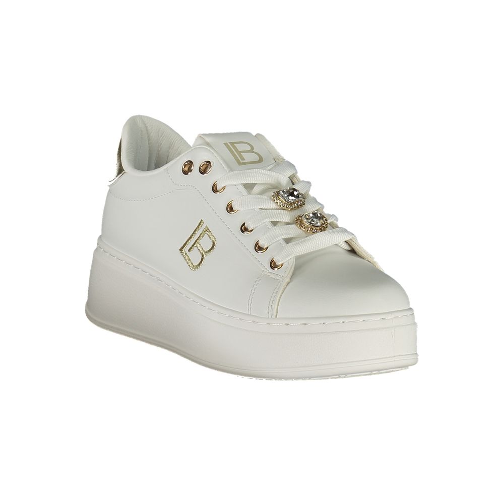 Bianco Polyurethane Women Sneaker