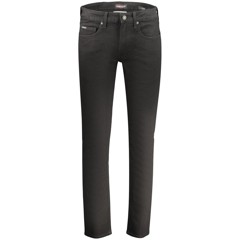 Black Cotton Mens Jeans
