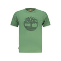 Timberland Verde Cotton Men T-Shirt