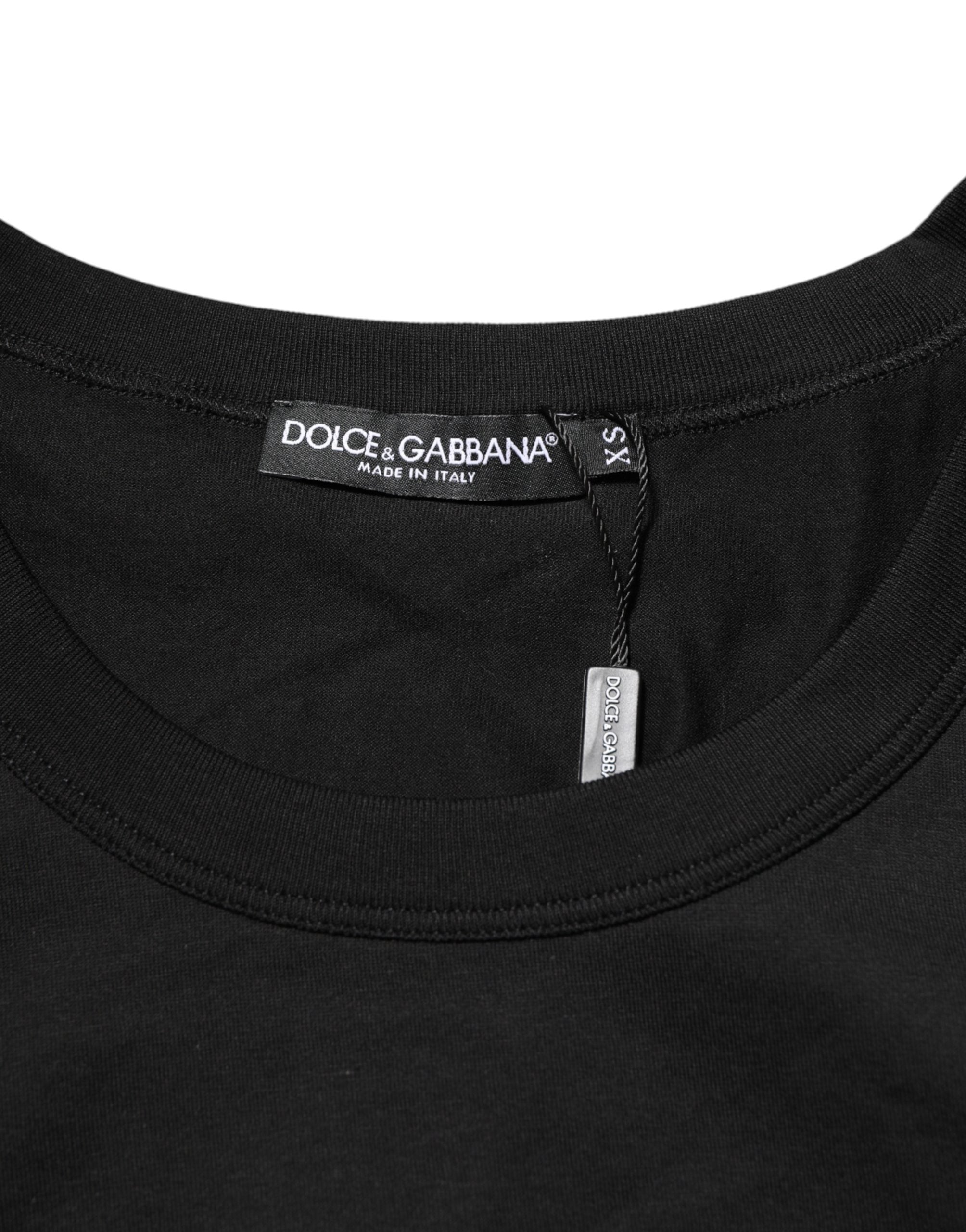 Black Cotton Sleeveless Men Tank Top T-shirt